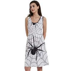 Spider Web Classic Skater Dress by Azkajaya