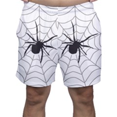 Spider Web Men s Shorts by Azkajaya