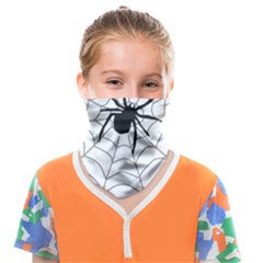 Spider Web Face Covering Bandana (kids) by Azkajaya