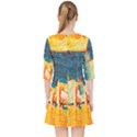 Wall Art Quarter Sleeve Pocket Dress View2