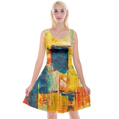 Wall Art Reversible Velvet Sleeveless Dress