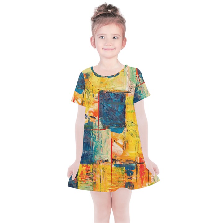 Wall Art Kids  Simple Cotton Dress