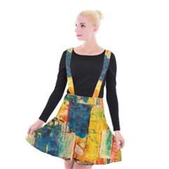 Wall Art Suspender Skater Skirt by Azkajaya