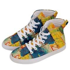 Wall Art Women s Hi-top Skate Sneakers by Azkajaya