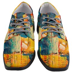 Wall Art Women Heeled Oxford Shoes by Azkajaya