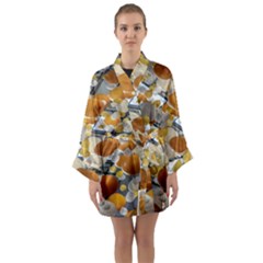 Ballon Classroom Long Sleeve Satin Kimono by Azkajaya