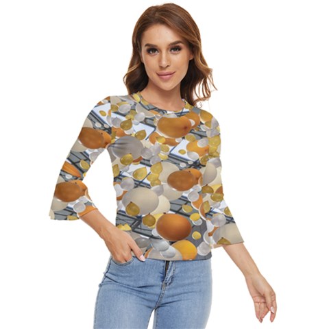 Ballon Classroom Bell Sleeve Top by Azkajaya