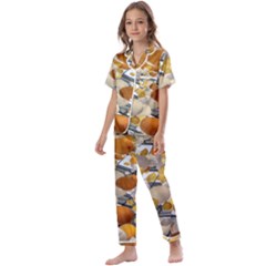 Ballon Classroom Kids  Satin Short Sleeve Pajamas Set by Azkajaya