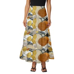 Ballon Classroom Tiered Ruffle Maxi Skirt by Azkajaya