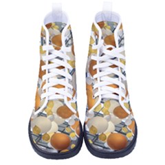 Ballon Classroom Women s High-top Canvas Sneakers by Azkajaya