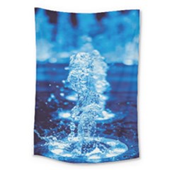 Water Blue Wallpaper Large Tapestry