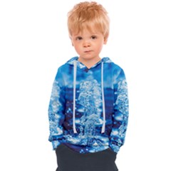 Water Blue Wallpaper Kids  Overhead Hoodie