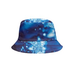 Water Blue Wallpaper Inside Out Bucket Hat (kids) by Azkajaya