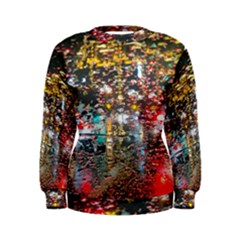 Water Droplets Women s Sweatshirt