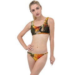 Yellow Butterfly Flower The Little Details Bikini Set by Azkajaya