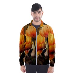 Yellow Butterfly Flower Men s Windbreaker