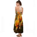 Yellow Butterfly Flower Halter Tie Back Dress  View2