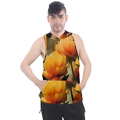 Yellow Butterfly Flower Men s Sleeveless Hoodie by Azkajaya