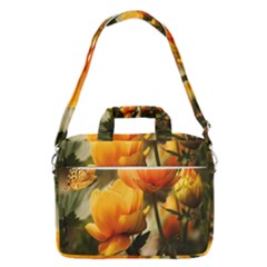 Yellow Butterfly Flower Macbook Pro 15  Shoulder Laptop Bag