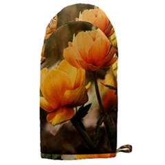 Yellow Butterfly Flower Microwave Oven Glove by Azkajaya