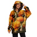 Yellow Butterfly Flower Women s Ski and Snowboard Waterproof Breathable Jacket View1