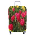 Yellow Pink Red Flowers Luggage Cover (Medium) View1