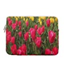 Yellow Pink Red Flowers 13  Vertical Laptop Sleeve Case With Pocket View1