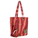 Seamless-chili-pepper-pattern Everyday Shoulder Bag with Pouch Bag View1