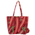 Seamless-chili-pepper-pattern Everyday Shoulder Bag with Pouch Bag View2