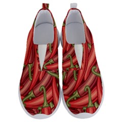 Seamless-chili-pepper-pattern No Lace Lightweight Shoes by Ket1n9