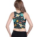 Seamless-pattern-with-breakfast-symbols-morning-coffee Racer Back Crop Top View2