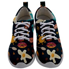 Seamless-pattern-with-breakfast-symbols-morning-coffee Mens Athletic Shoes