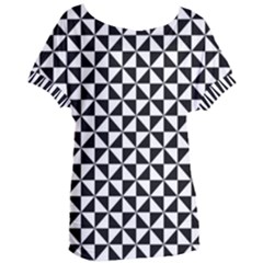 Triangle-pattern-simple-triangular Women s Oversized T-shirt by Ket1n9