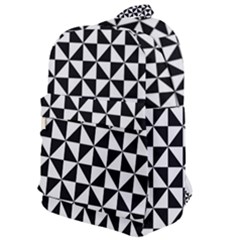 Triangle-pattern-simple-triangular Classic Backpack by Ket1n9