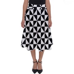 Triangle-pattern-simple-triangular Perfect Length Midi Skirt by Ket1n9