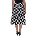 Triangle-pattern-simple-triangular Perfect Length Midi Skirt View2