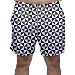 Triangle-pattern-simple-triangular Men s Shorts by Ket1n9