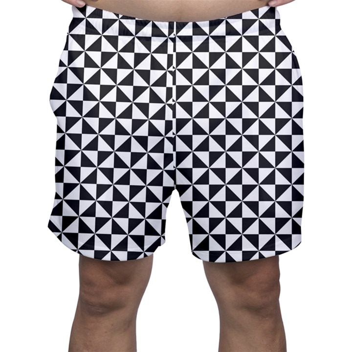 Triangle-pattern-simple-triangular Men s Shorts