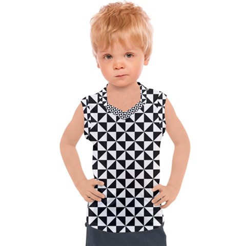 Triangle-pattern-simple-triangular Kids  Sport Tank Top by Ket1n9