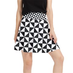 Triangle-pattern-simple-triangular Waistband Skirt by Ket1n9