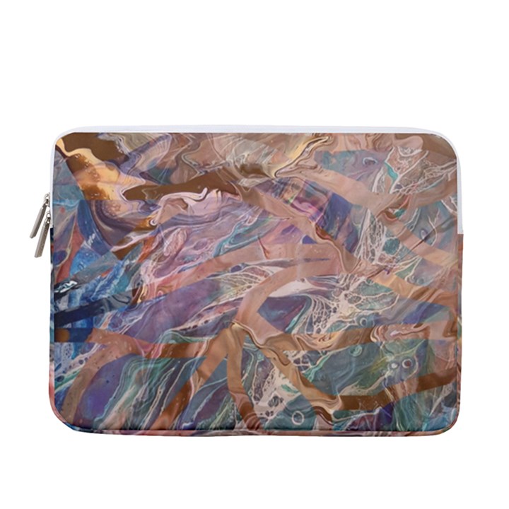 Blending flows 13  Vertical Laptop Sleeve Case With Pocket