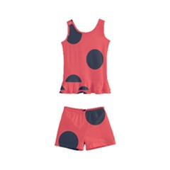 Abstract-bug-cubism-flat-insect Kids  Boyleg Swimsuit by Ket1n9