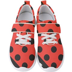 Abstract-bug-cubism-flat-insect Men s Velcro Strap Shoes by Ket1n9