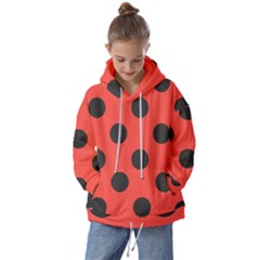 Abstract-bug-cubism-flat-insect Kids  Oversized Hoodie