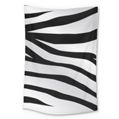 White Tiger Skin Large Tapestry