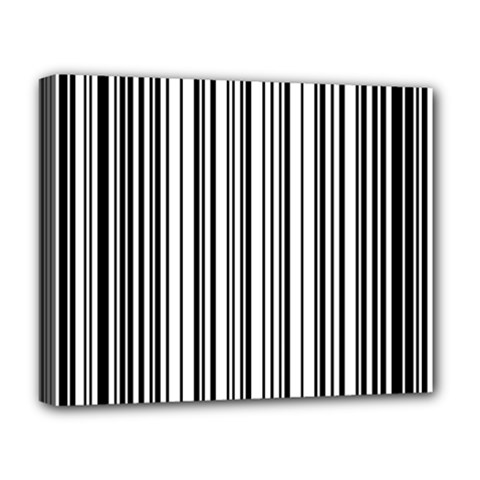 Barcode Pattern Deluxe Canvas 20  x 16  (Stretched)