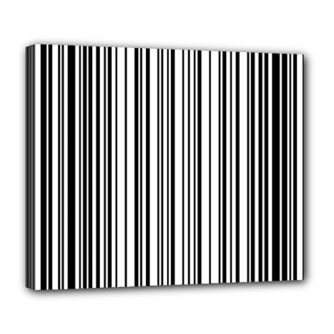 Barcode Pattern Deluxe Canvas 24  x 20  (Stretched)