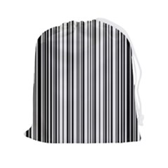 Barcode Pattern Drawstring Pouch (2XL)