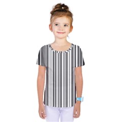 Barcode Pattern Kids  One Piece T-Shirt