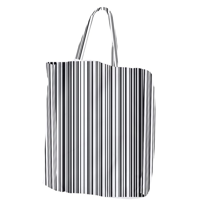 Barcode Pattern Giant Grocery Tote